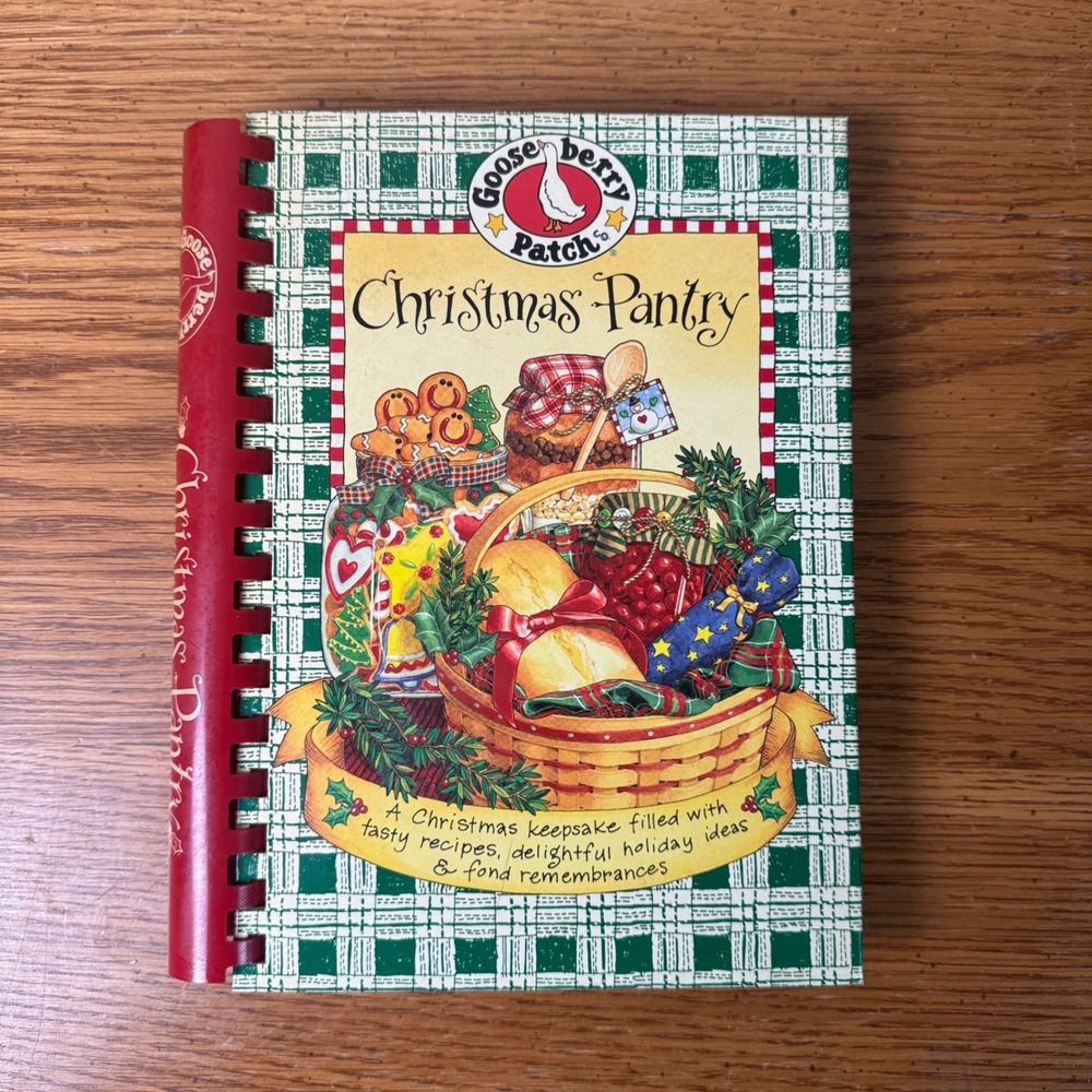 Gooseberry Patch Christmas‎ Pantry Cookbook Holiday Recipes Spiral Bound 1990s